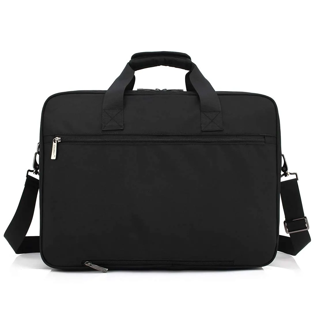 THE CLOWNFISH CoolBELL 15.6 Inch Nylon Laptop Messenger Bag (Black)