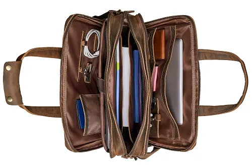 The Maverick Leather Briefcase