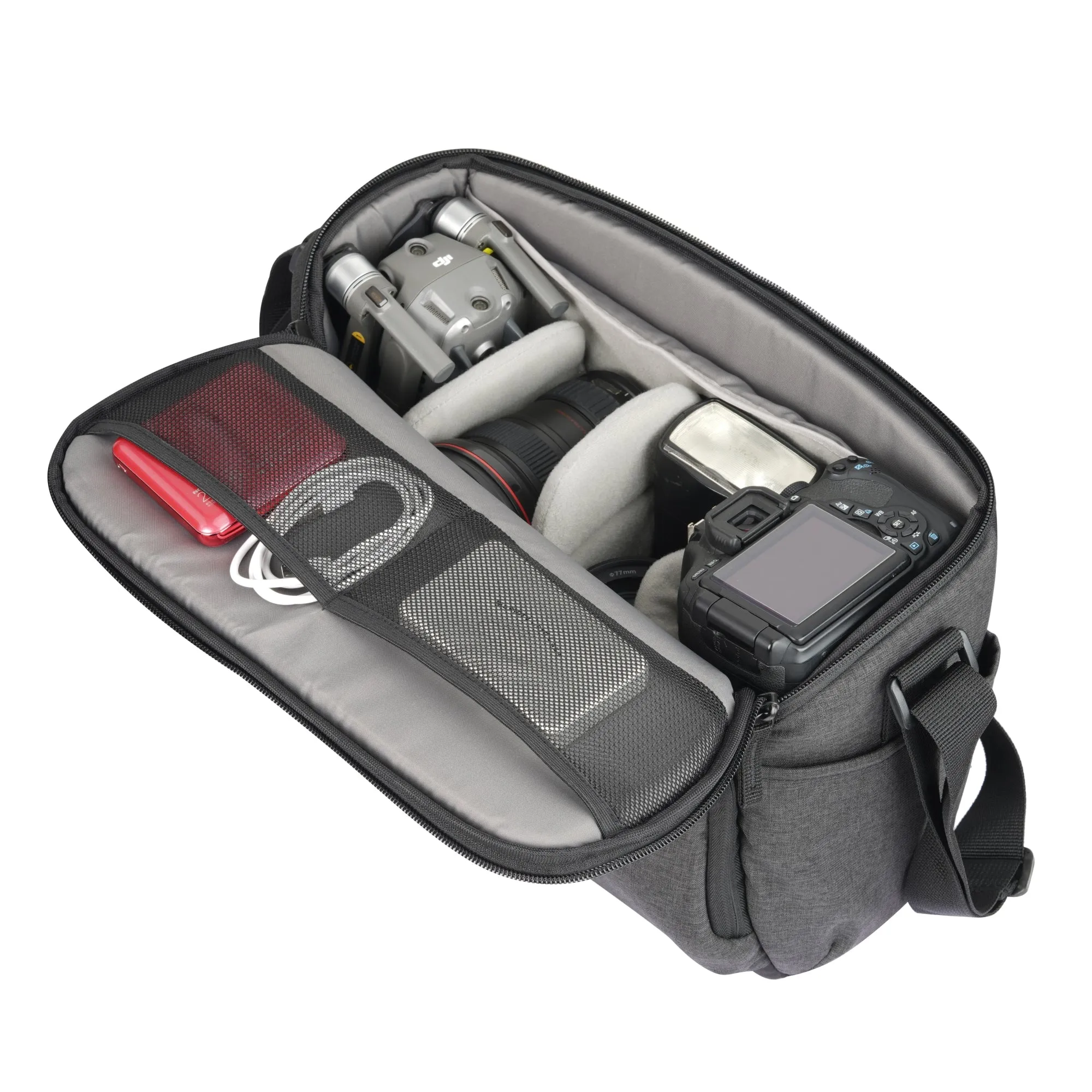 VESTA Aspire 33 GY 10.5 Litre Slim Shoulder Bag - Grey