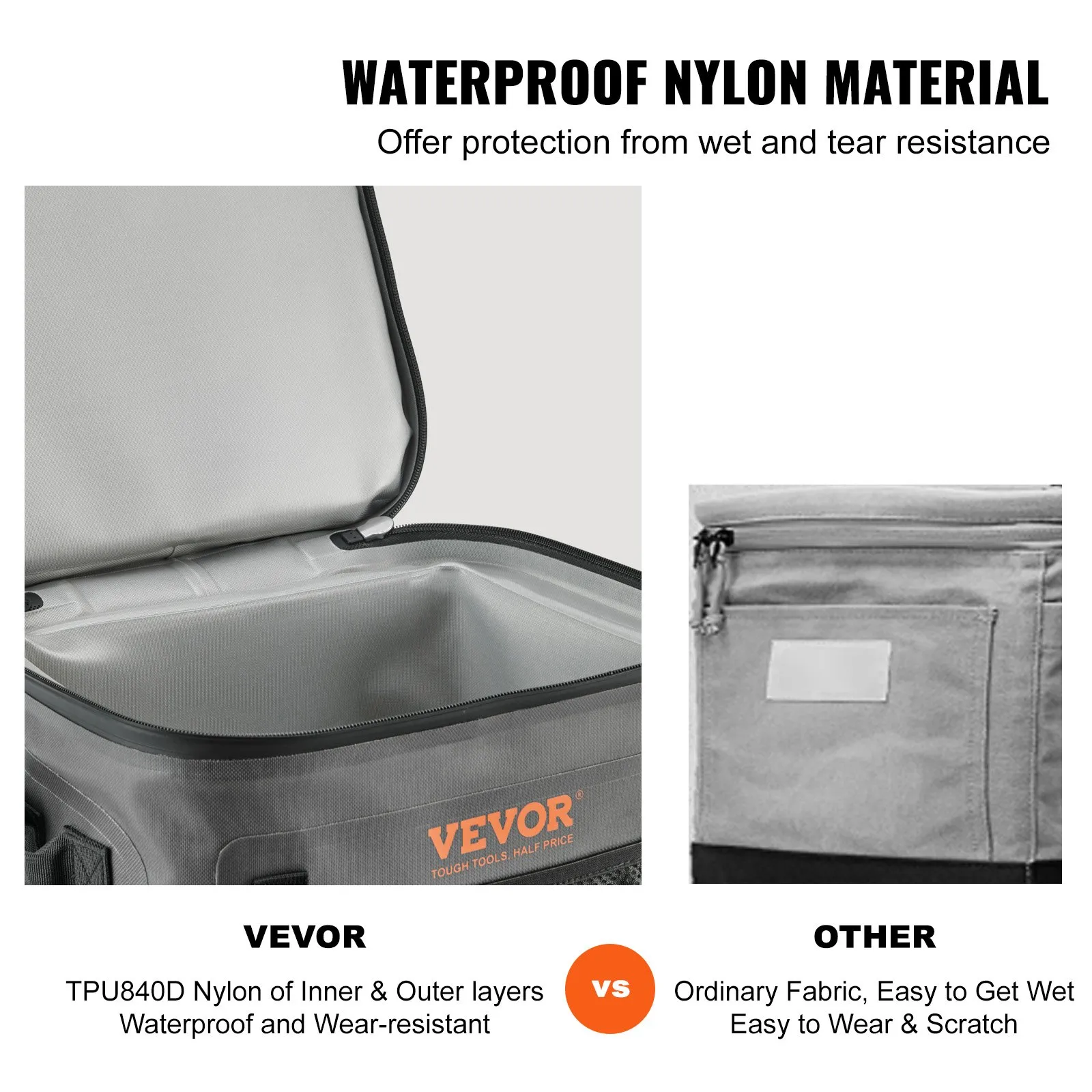 VEVOR Soft Cooler Bag - Leakproof and Insulated Soft Sided Cooler