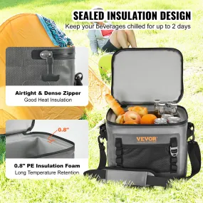 VEVOR Soft Cooler Bag - Leakproof and Insulated Soft Sided Cooler