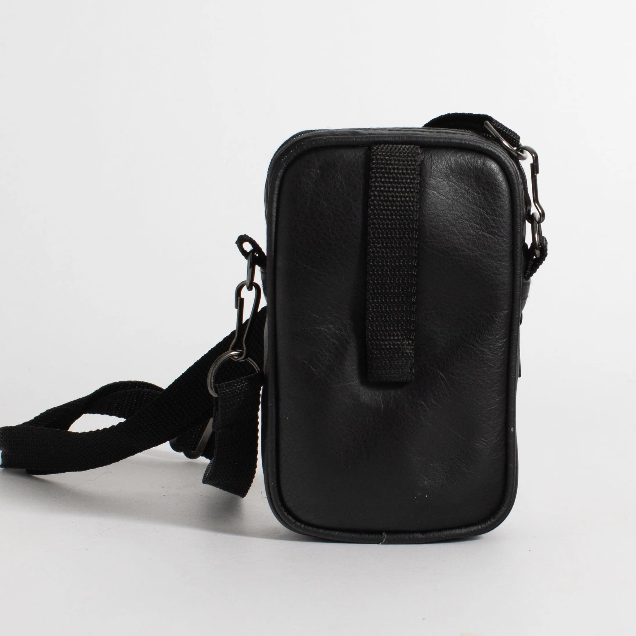 Vintage Black Point and Shoot Pouch With Strap