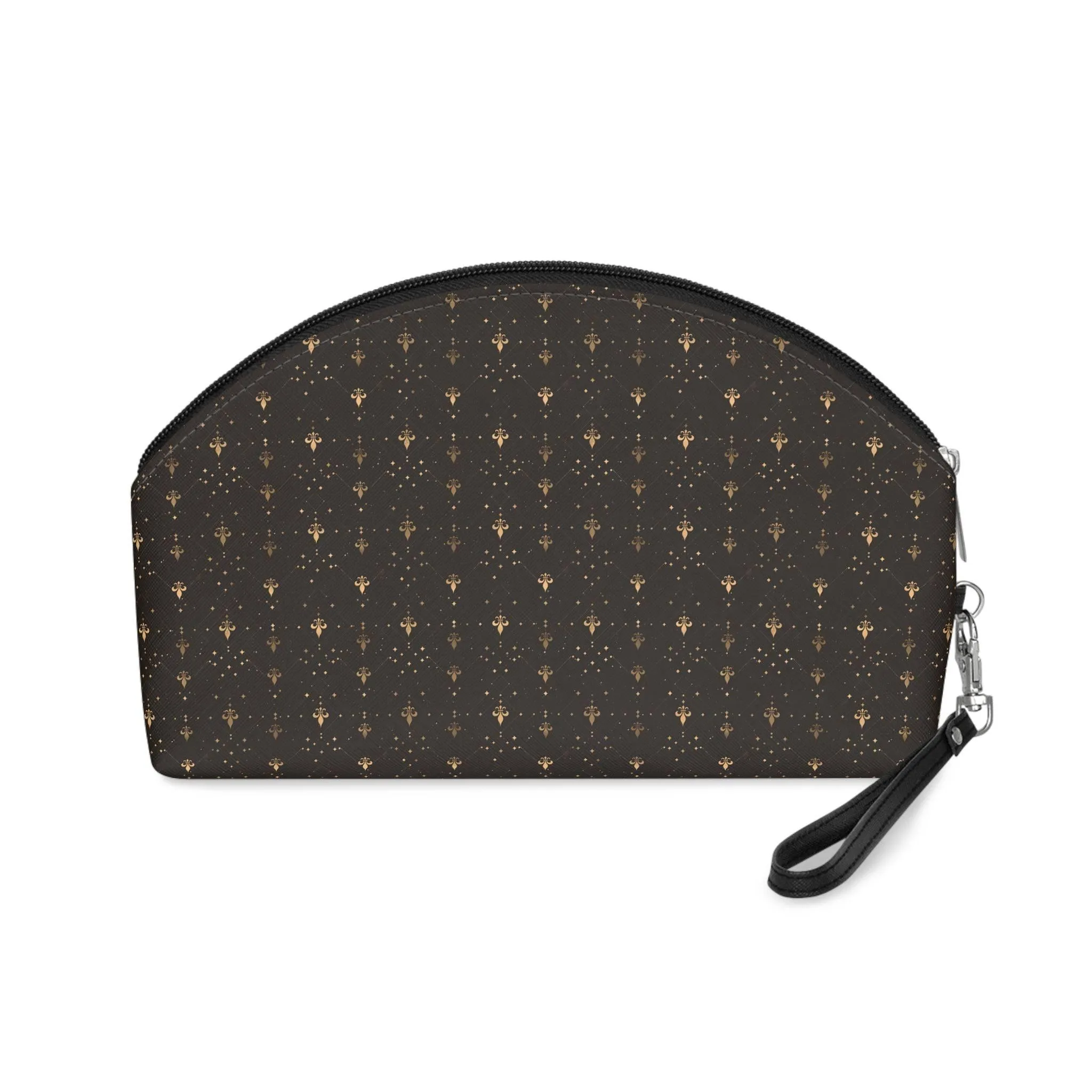 Vintage Fleur-de-Lis Makeup Bag