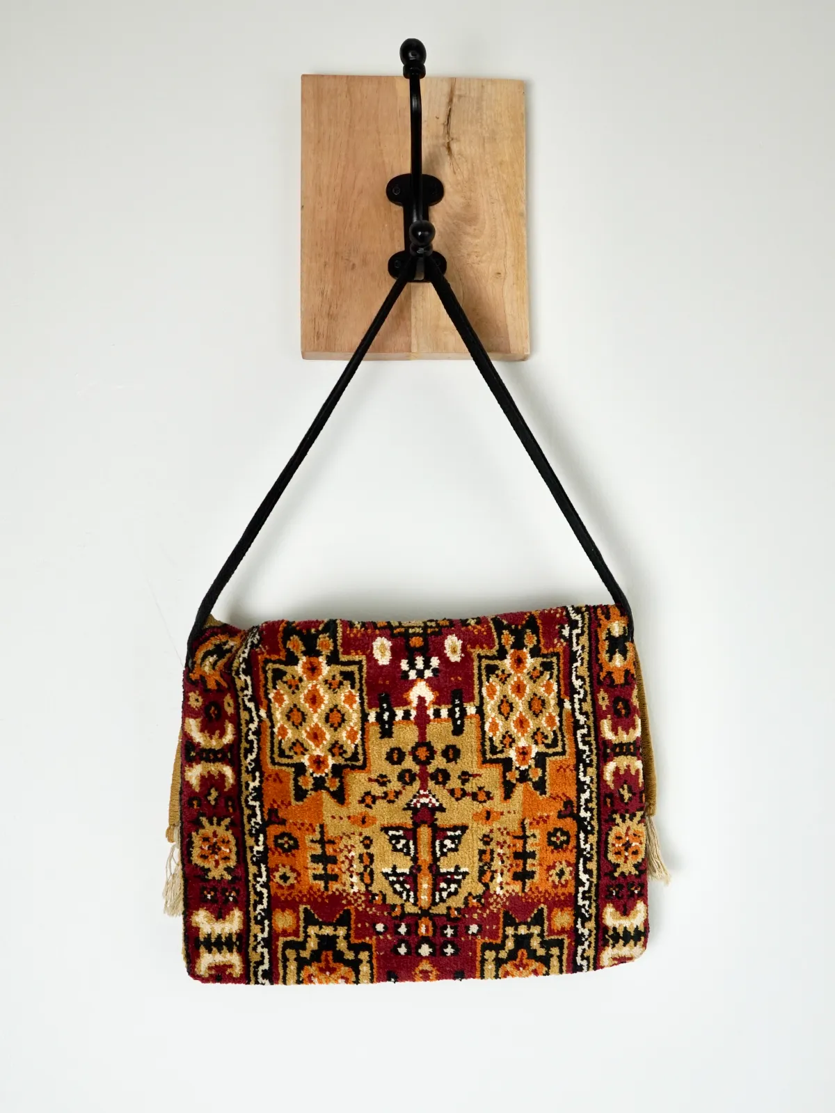 Vintage Fringe Southwestern Carpet Bag