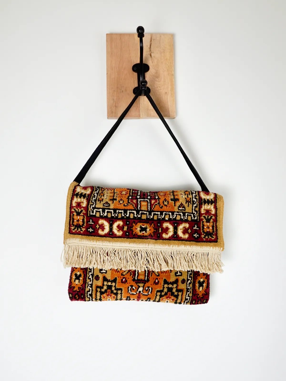 Vintage Fringe Southwestern Carpet Bag