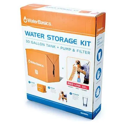 WaterBasics - Emergency Water Storage Kit, 30 Gallon (114l)