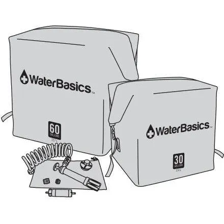 WaterBasics - Emergency Water Storage Kit, 30 Gallon (114l)