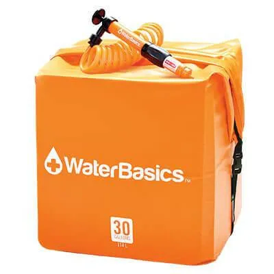 WaterBasics - Emergency Water Storage Kit, 30 Gallon (114l)