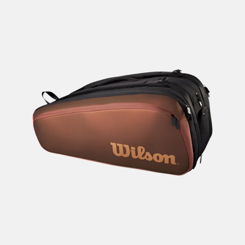 Wilson Pro Staff V14 Super Tour 15 Pack Tennis Kit Bag -Bronze