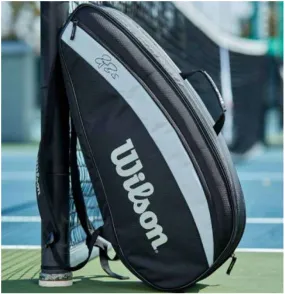 WILSON RF TEAM 12 RKT BAG BLACK/GREY