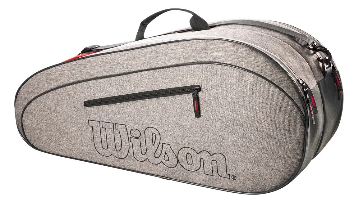 Wilson Team Pack 6-Racquet Bag Heather Grey