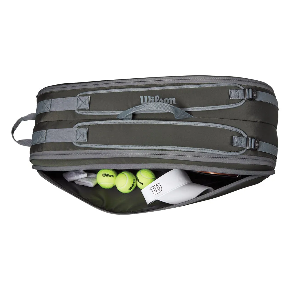 Wilson Tour 6 Pack Racket Bag - Dark Green