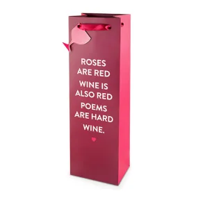 Wine Poem Gift Bag By Cakewalk