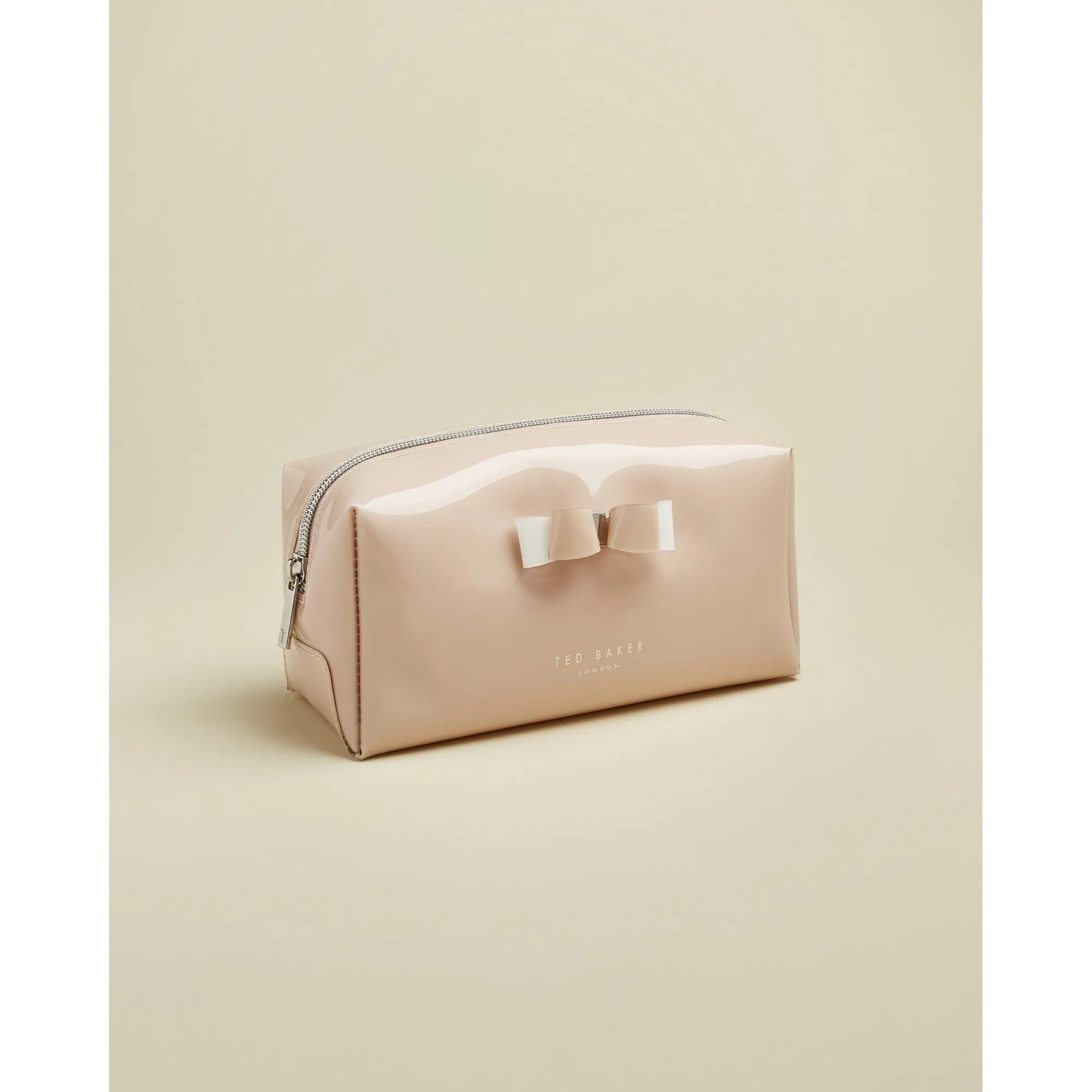 Women Halsey-Bow Makeup Bag - Dusky Pink