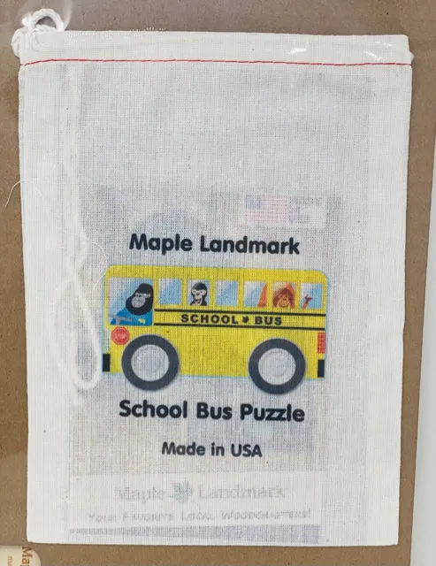 Wooden School Bus Puzzle